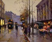 Flower Market, Madeleine - 爱德华·科尔特斯